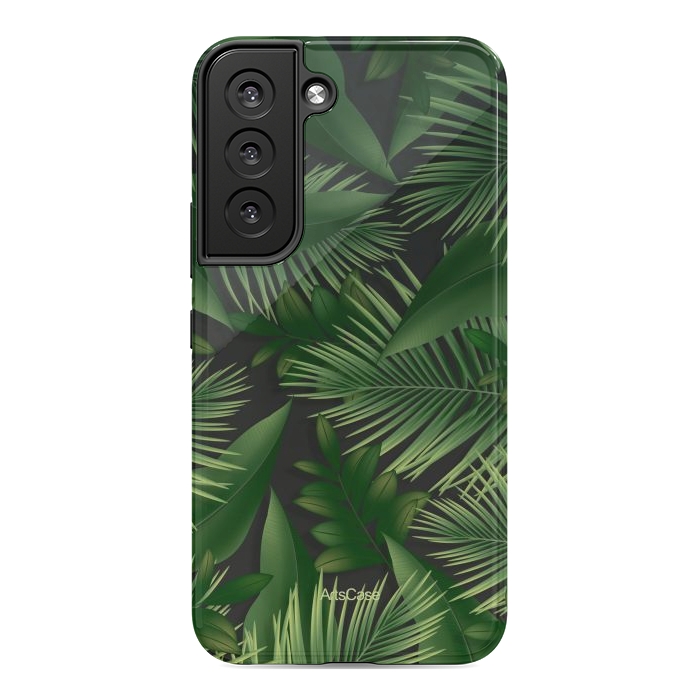 Galaxy S22 StrongFit Tropical Leaves I by ArtsCase
