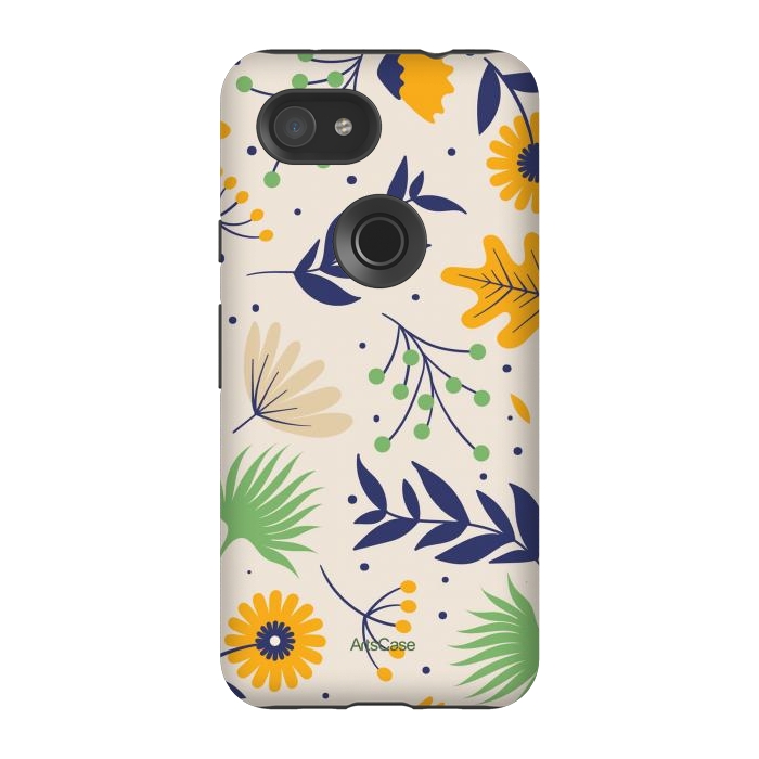 Pixel 3A StrongFit Sunflower Sanctuary by ArtsCase