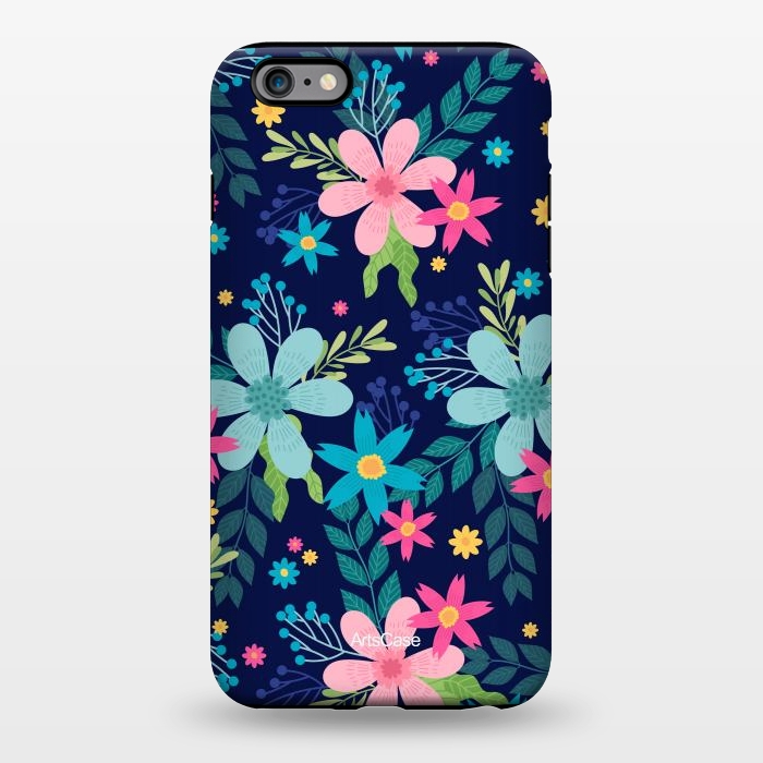 iPhone 6/6s plus StrongFit Rain of Colors and Flowers by ArtsCase