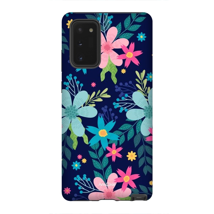 Galaxy Note 20 StrongFit Rain of Colors and Flowers by ArtsCase