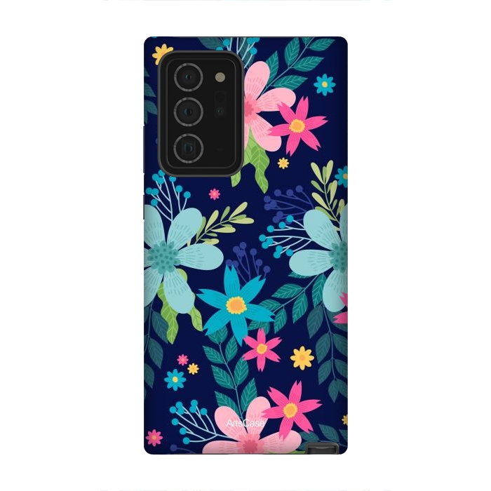 Galaxy Note 20 Ultra StrongFit Rain of Colors and Flowers by ArtsCase