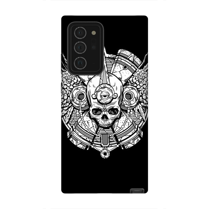 Galaxy Note 20 Ultra StrongFit Aztec Skull by Winston
