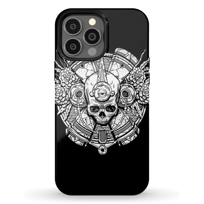 iPhone 13 Pro Max StrongFit Aztec Skull by Winston