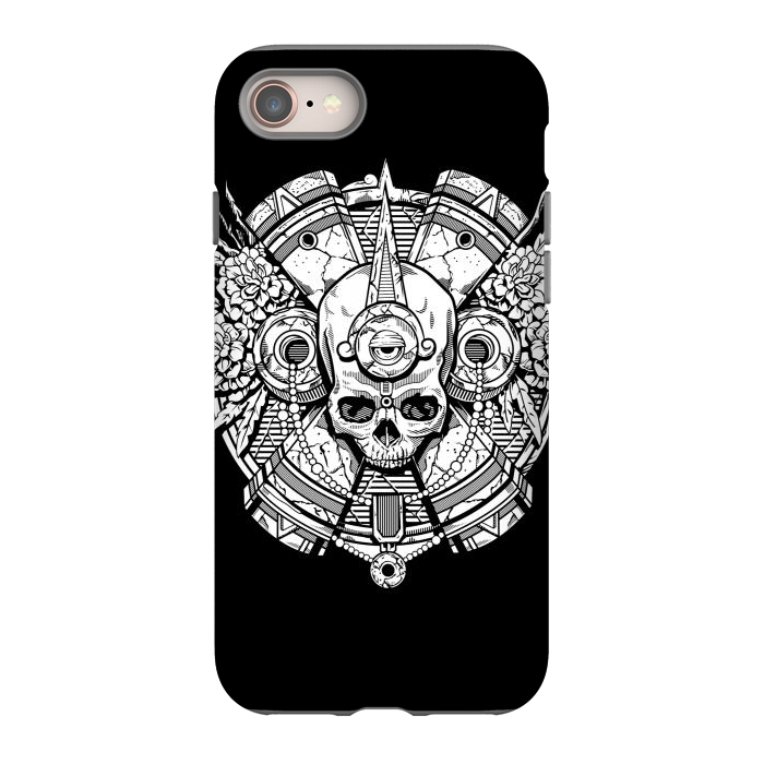 iPhone SE StrongFit Aztec Skull by Winston