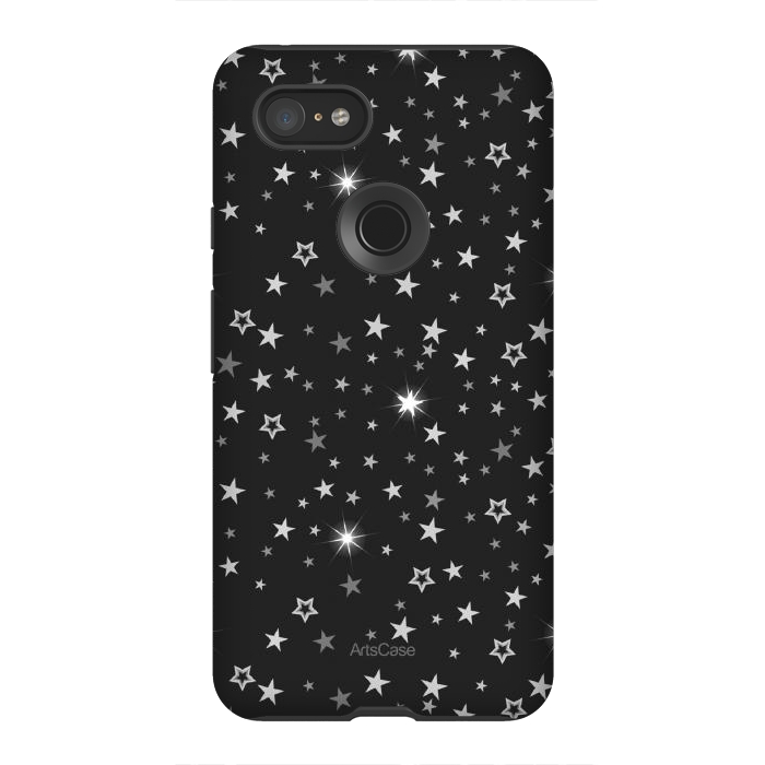 Pixel 3XL StrongFit Spakling Magic Night  by ArtsCase