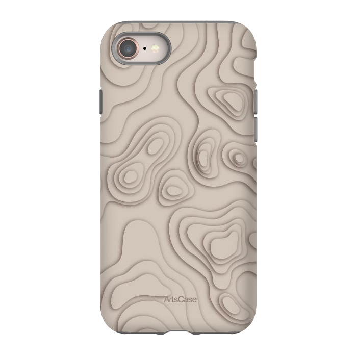 iPhone 8 StrongFit Minimalist curves by ArtsCase