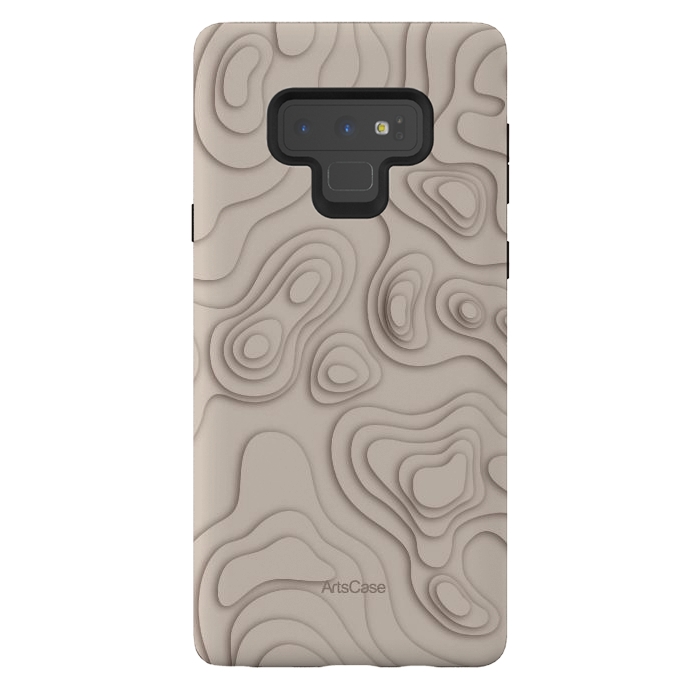 Galaxy Note 9 StrongFit Minimalist curves by ArtsCase