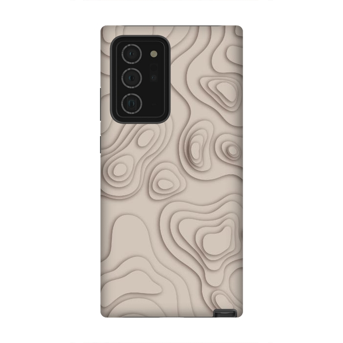 Galaxy Note 20 Ultra StrongFit Minimalist curves by ArtsCase