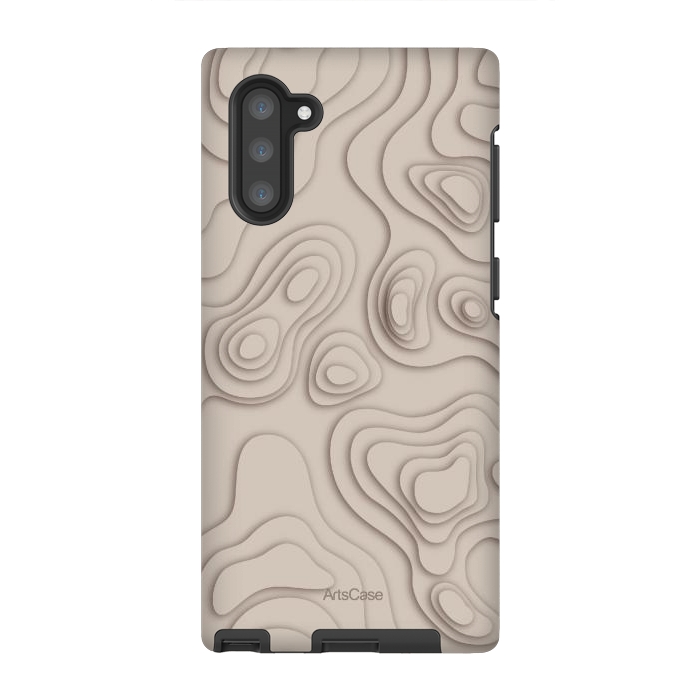 Galaxy Note 10 StrongFit Minimalist curves by ArtsCase