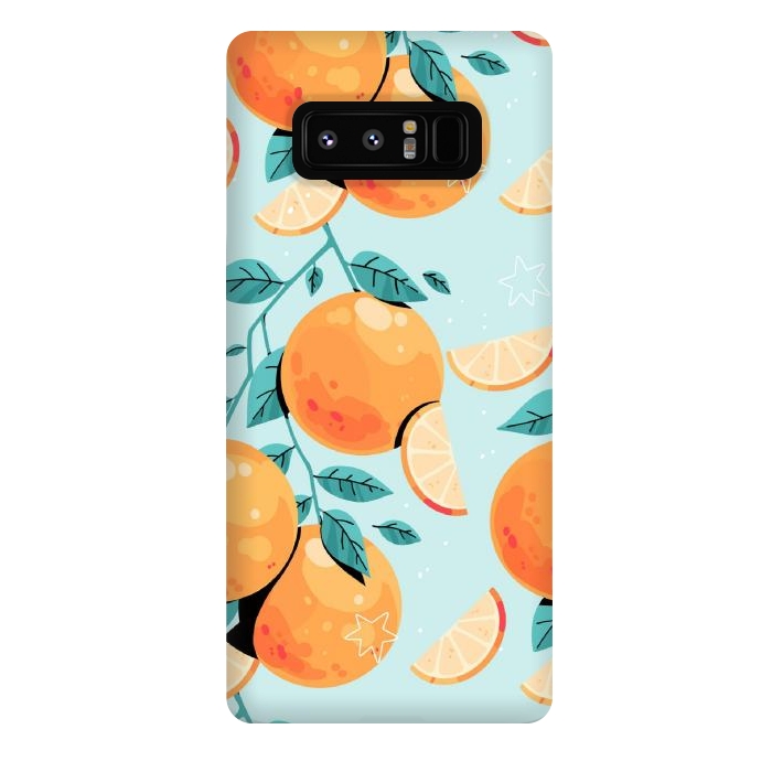 Galaxy Note 8 StrongFit Orange Juice by ArtsCase