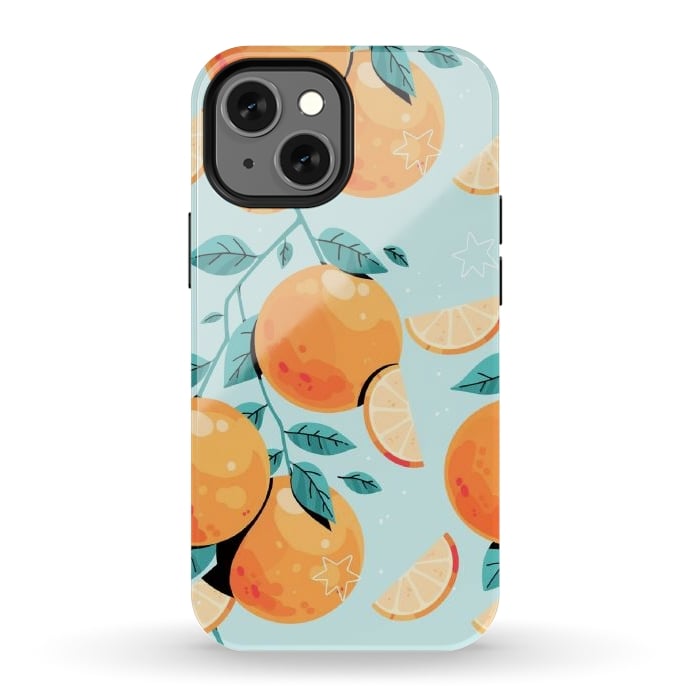 iPhone 12 mini StrongFit Orange Juice by ArtsCase
