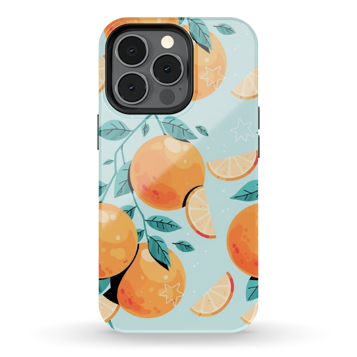 iPhone 13 pro StrongFit Orange Juice by ArtsCase