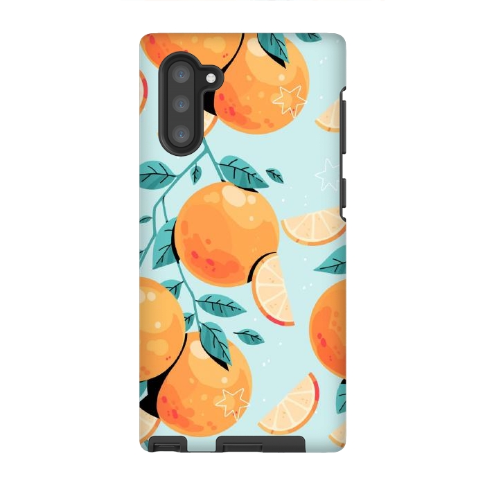 Galaxy Note 10 StrongFit Orange Juice by ArtsCase