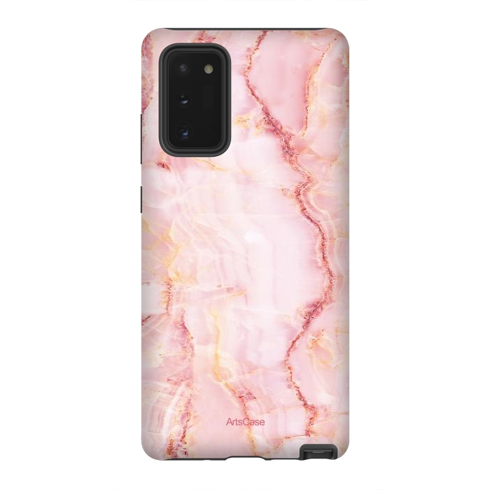 Galaxy Note 20 StrongFit Pink Salt Flats by ArtsCase