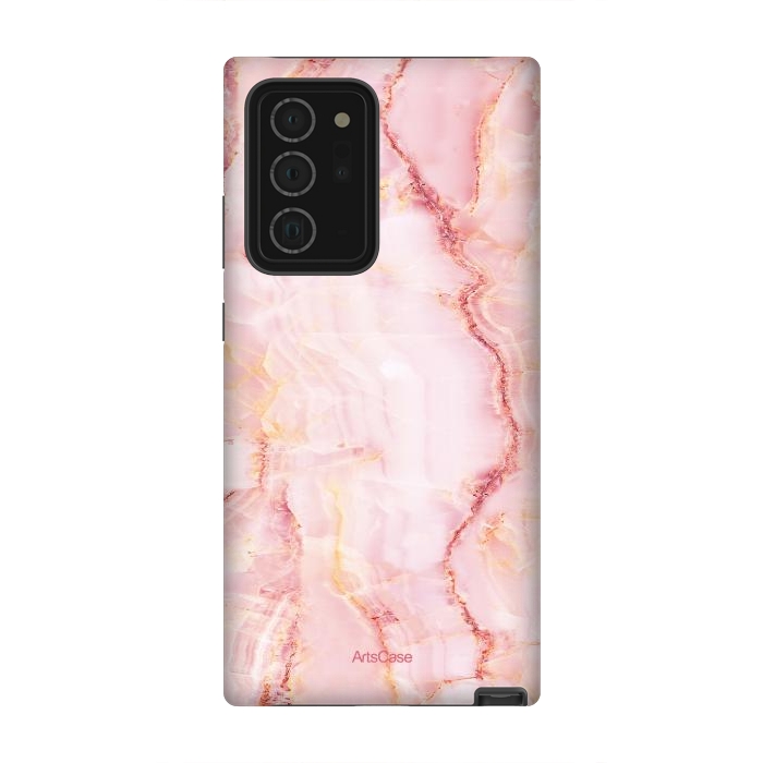 Galaxy Note 20 Ultra StrongFit Pink Salt Flats by ArtsCase