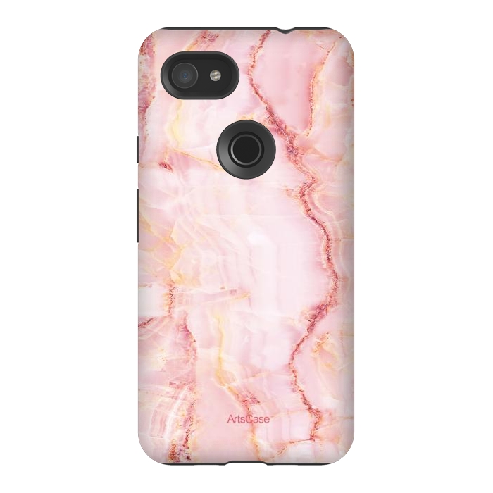 Pixel 3AXL StrongFit Pink Salt Flats by ArtsCase