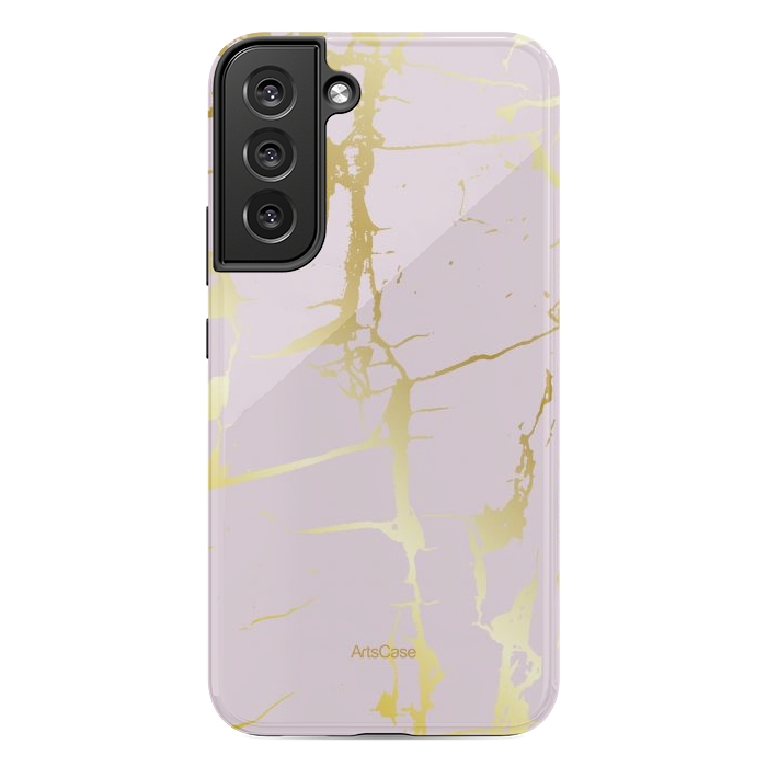 Galaxy S22 plus StrongFit Marble Gold Grunge by ArtsCase