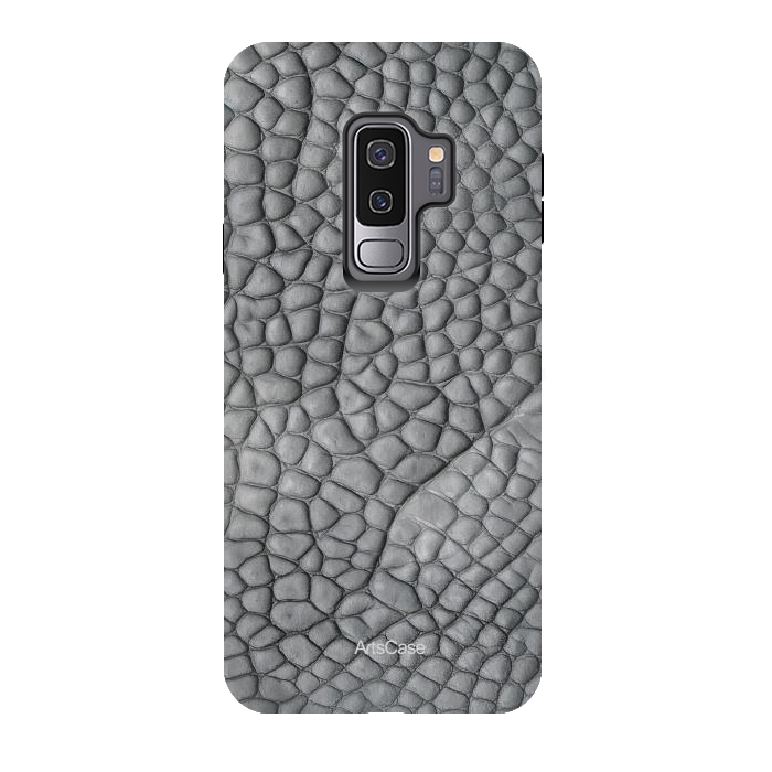 Galaxy S9 plus StrongFit Gray Snake Skin by ArtsCase