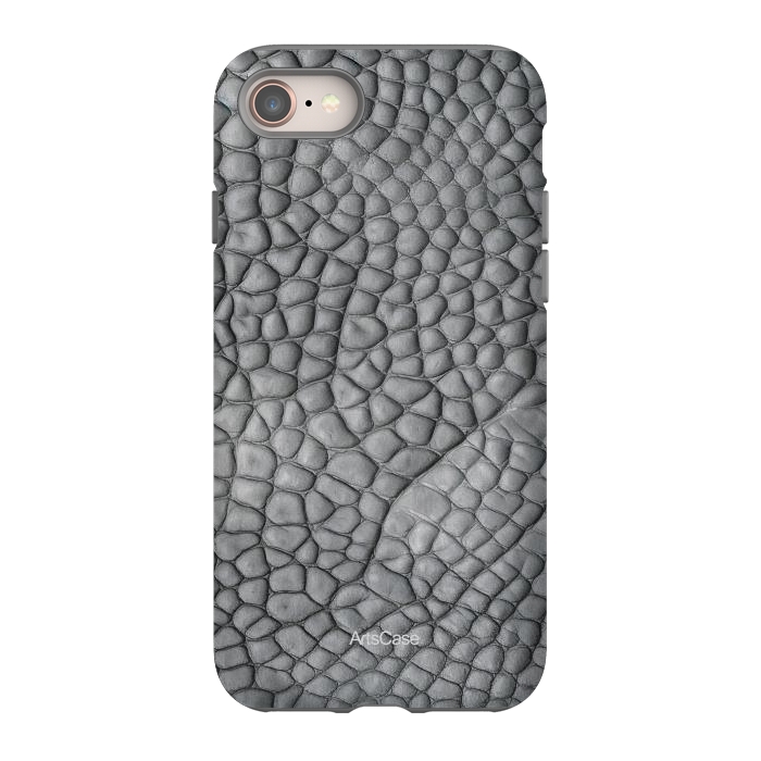 iPhone SE StrongFit Gray Snake Skin by ArtsCase