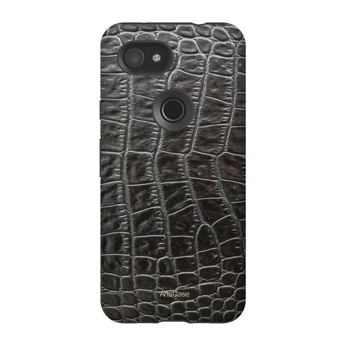 Pixel 3A StrongFit Snake Leather by ArtsCase