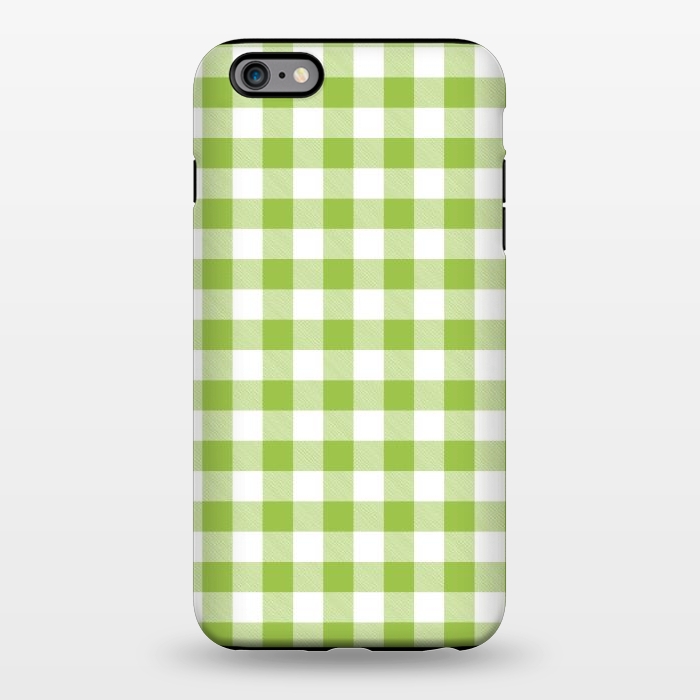 iPhone 6/6s plus StrongFit Green Plaid by ArtsCase