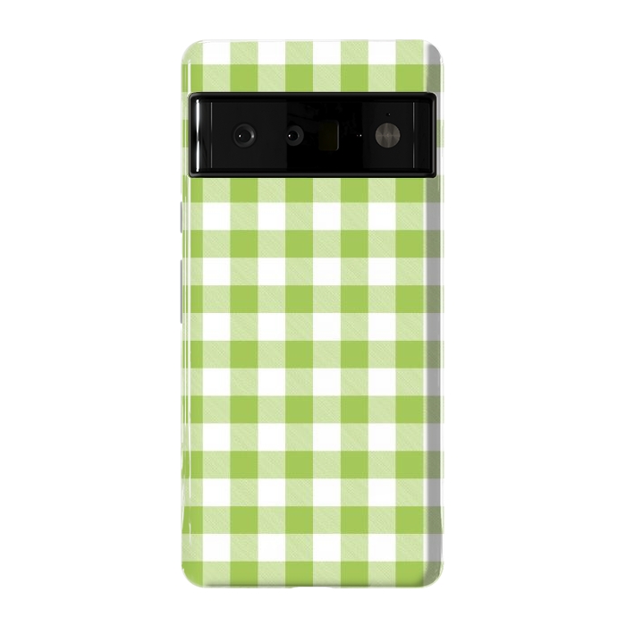 Pixel 6 Pro StrongFit Green Plaid by ArtsCase