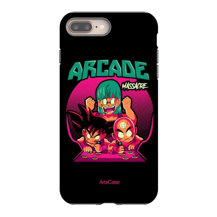 iPhone 7 plus StrongFit Ultimate Gaming Armor: Arcade-Themed. by ArtsCase
