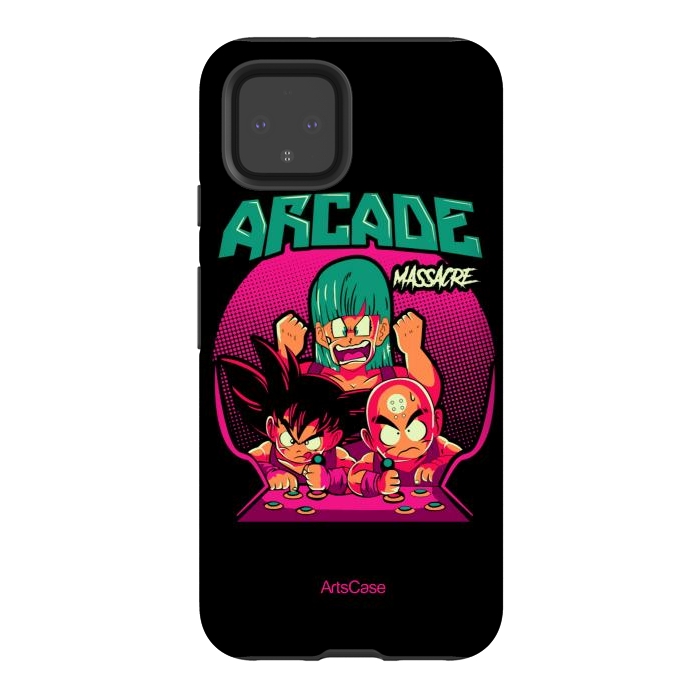 Pixel 4 StrongFit Ultimate Gaming Armor: Arcade-Themed. by ArtsCase