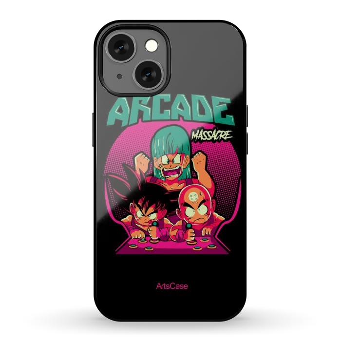 iPhone 13 StrongFit Ultimate Gaming Armor: Arcade-Themed. by ArtsCase