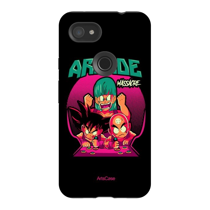 Pixel 3AXL StrongFit Ultimate Gaming Armor: Arcade-Themed. by ArtsCase
