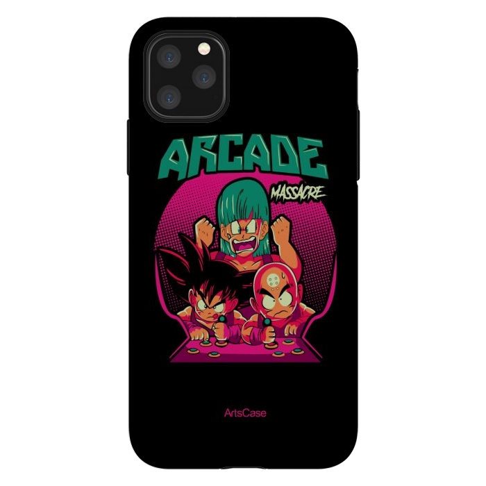 iPhone 11 Pro Max StrongFit Ultimate Gaming Armor: Arcade-Themed. by ArtsCase