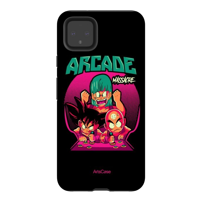 Pixel 4XL StrongFit Ultimate Gaming Armor: Arcade-Themed. by ArtsCase