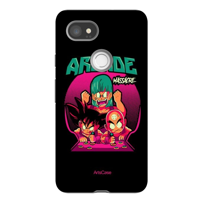 Pixel 2XL StrongFit Ultimate Gaming Armor: Arcade-Themed. by ArtsCase