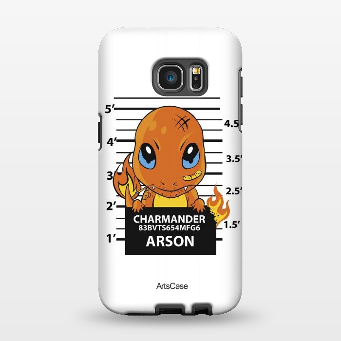 Galaxy S7 EDGE StrongFit Bring Home the Warmth: Charmander-Inspired Plush Toy by ArtsCase