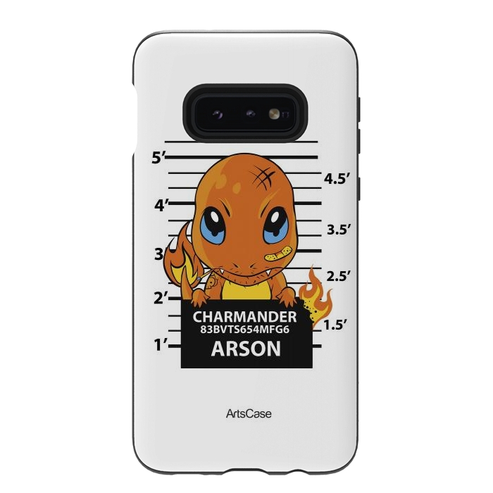 Galaxy S10e StrongFit Bring Home the Warmth: Charmander-Inspired Plush Toy by ArtsCase