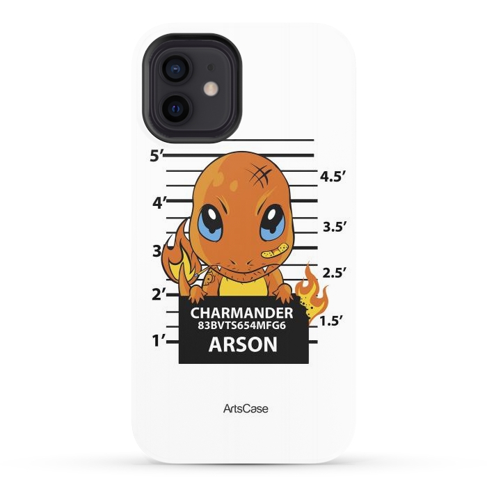 iPhone 12 StrongFit Bring Home the Warmth: Charmander-Inspired Plush Toy by ArtsCase