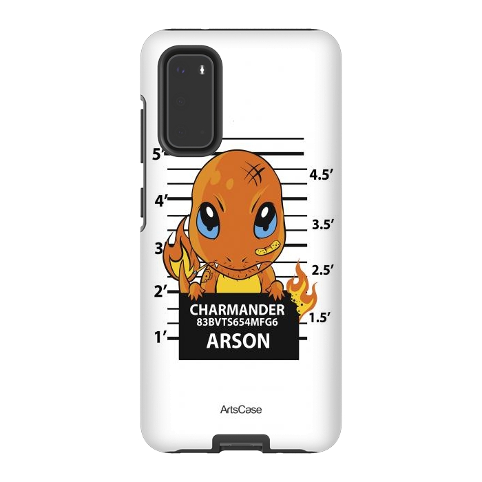 Galaxy S20 StrongFit Bring Home the Warmth: Charmander-Inspired Plush Toy by ArtsCase