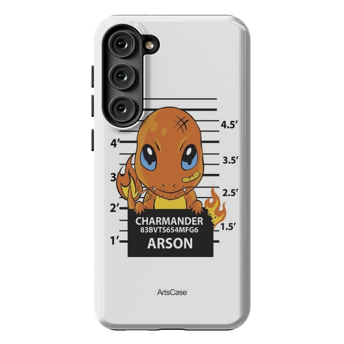 Galaxy S23 Plus StrongFit Bring Home the Warmth: Charmander-Inspired Plush Toy by ArtsCase
