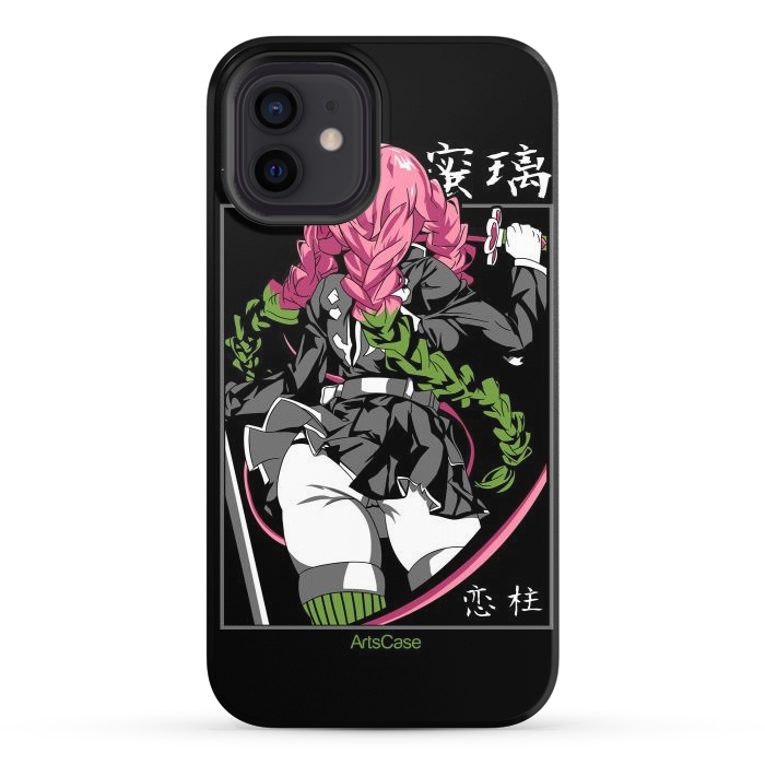 iPhone 12 StrongFit Unleash the Slayer Within: Dive into the Epic World of Demon by ArtsCase