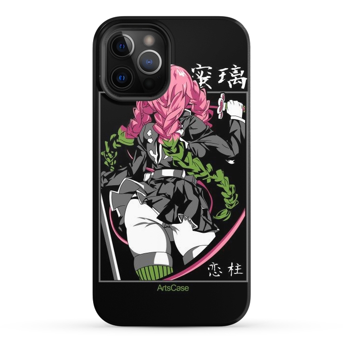 iPhone 12 Pro StrongFit Unleash the Slayer Within: Dive into the Epic World of Demon by ArtsCase