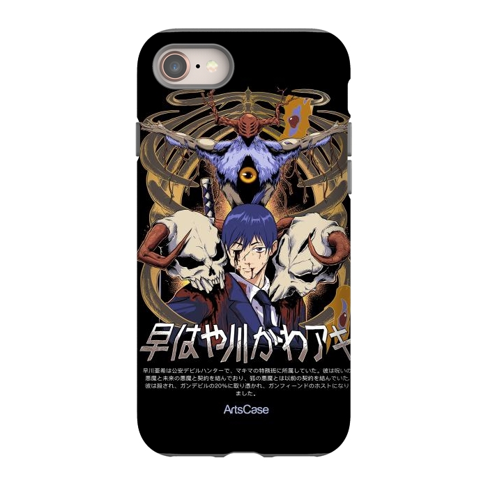 iPhone 8 StrongFit Embrace the Darkness: Captivating Devil-Themed by ArtsCase