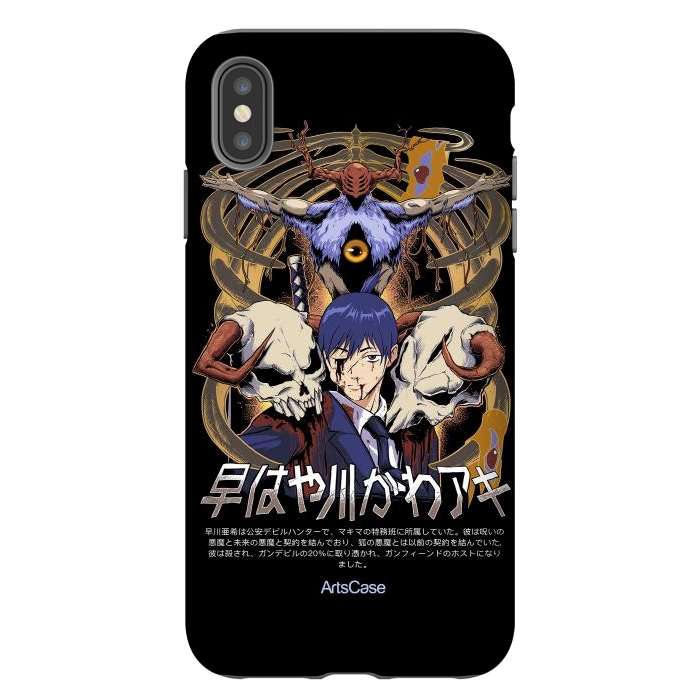 iPhone Xs Max StrongFit Embrace the Darkness: Captivating Devil-Themed by ArtsCase
