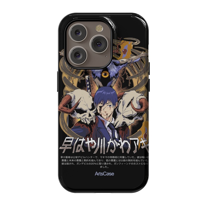 iPhone 14 Pro StrongFit Embrace the Darkness: Captivating Devil-Themed by ArtsCase