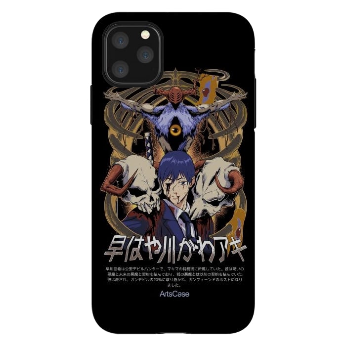 iPhone 11 Pro Max StrongFit Embrace the Darkness: Captivating Devil-Themed by ArtsCase