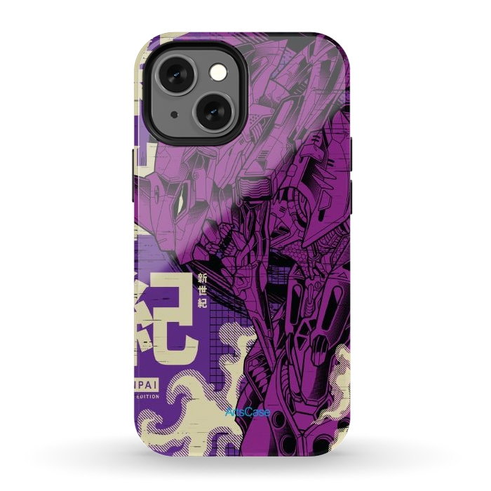 iPhone 13 mini StrongFit Enter a New Reality: Immerse Yourself in the Enigmatic World of Eva by ArtsCase