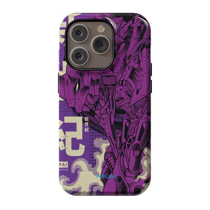 iPhone 14 Pro StrongFit Enter a New Reality: Immerse Yourself in the Enigmatic World of Eva by ArtsCase