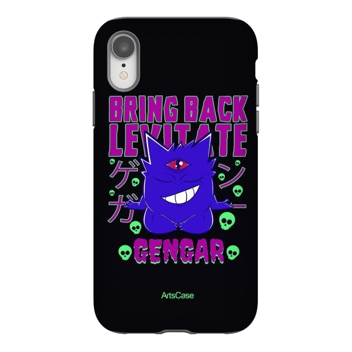 iPhone Xr StrongFit Hauntingly Delightful: Bring Home the Mischief with Gengar-Inspired by ArtsCase