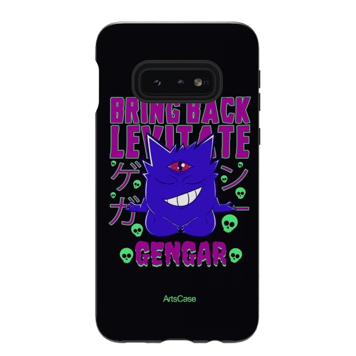 Galaxy S10e StrongFit Hauntingly Delightful: Bring Home the Mischief with Gengar-Inspired by ArtsCase