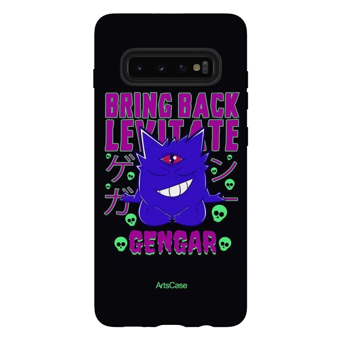 Galaxy S10 plus StrongFit Hauntingly Delightful: Bring Home the Mischief with Gengar-Inspired by ArtsCase