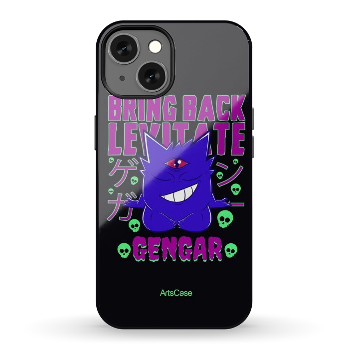 iPhone 13 StrongFit Hauntingly Delightful: Bring Home the Mischief with Gengar-Inspired by ArtsCase